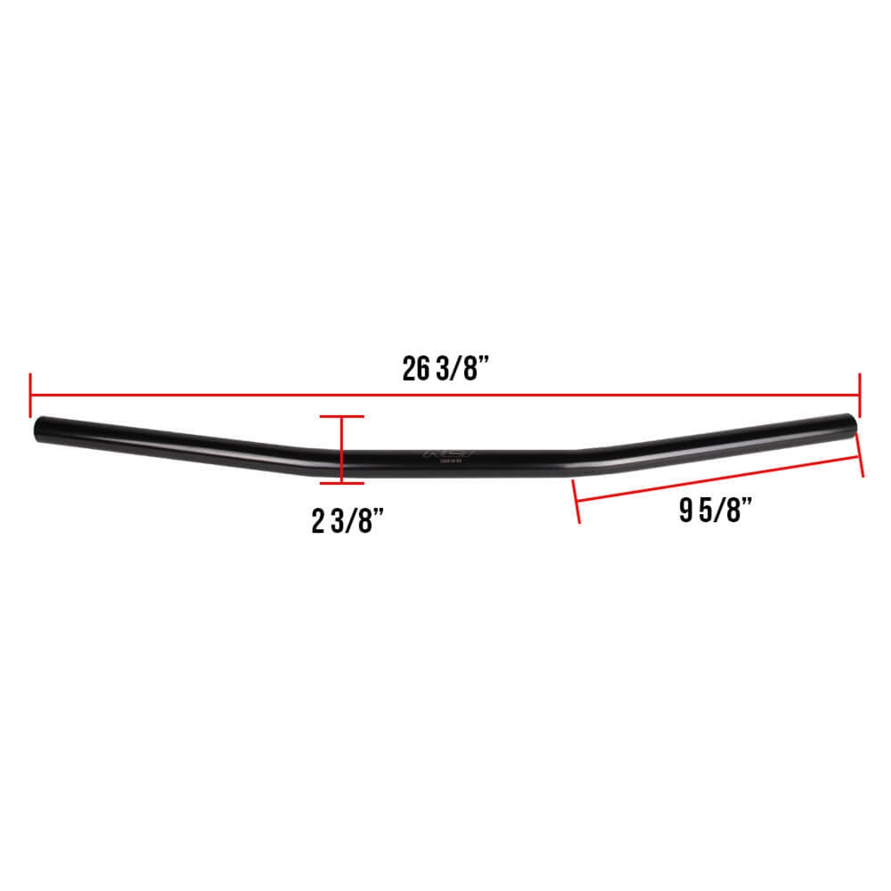 NCY black flat-track handlebars - view 2