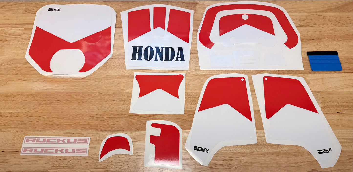 Honda Ruckus Custom Decal Graphics Kit (2003-Present) - Marlboro Style