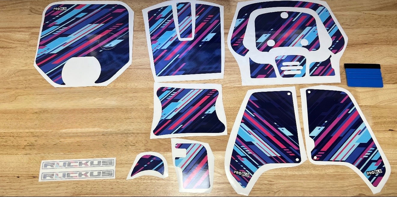 Honda Ruckus Custom Decal Graphics Kit (2003-Present) - ProBld Style