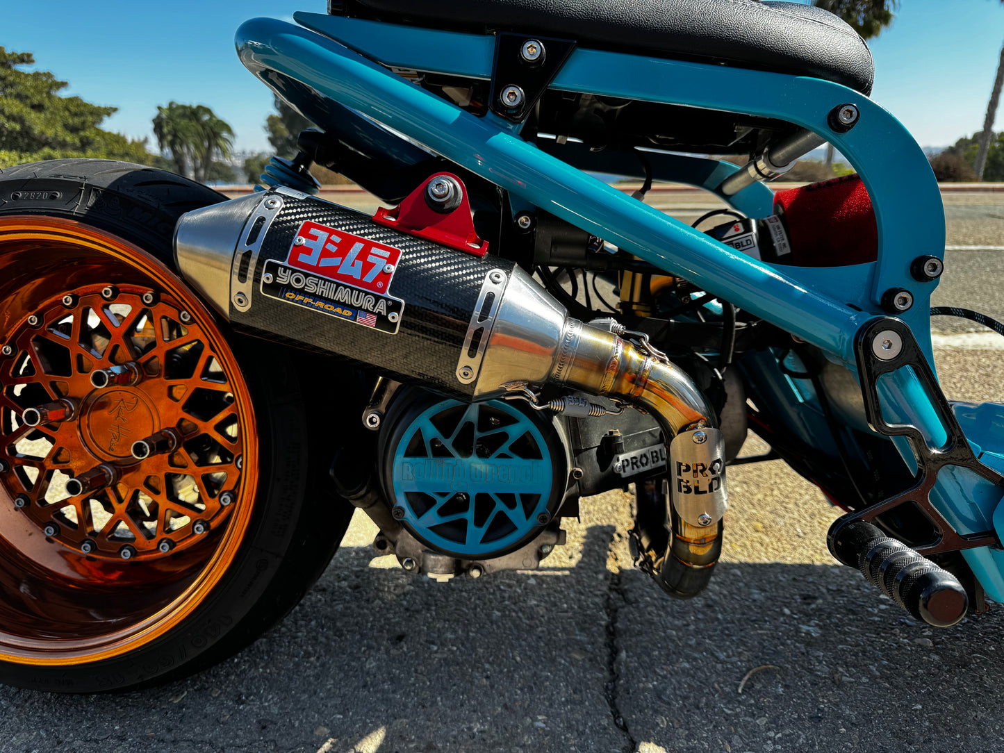GY6 Yoshimura Carbon Fiber Fatty Exhaust System
