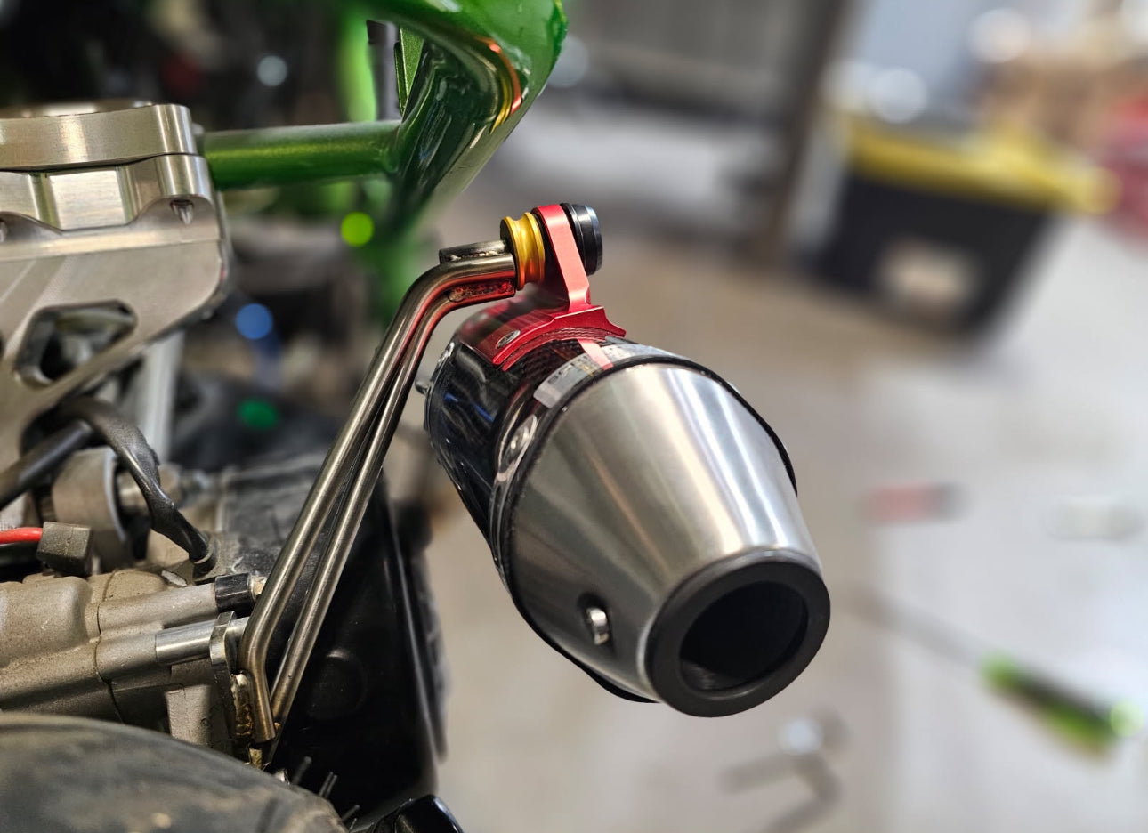 GY6 Yoshimura Carbon Fiber Fatty Exhaust System