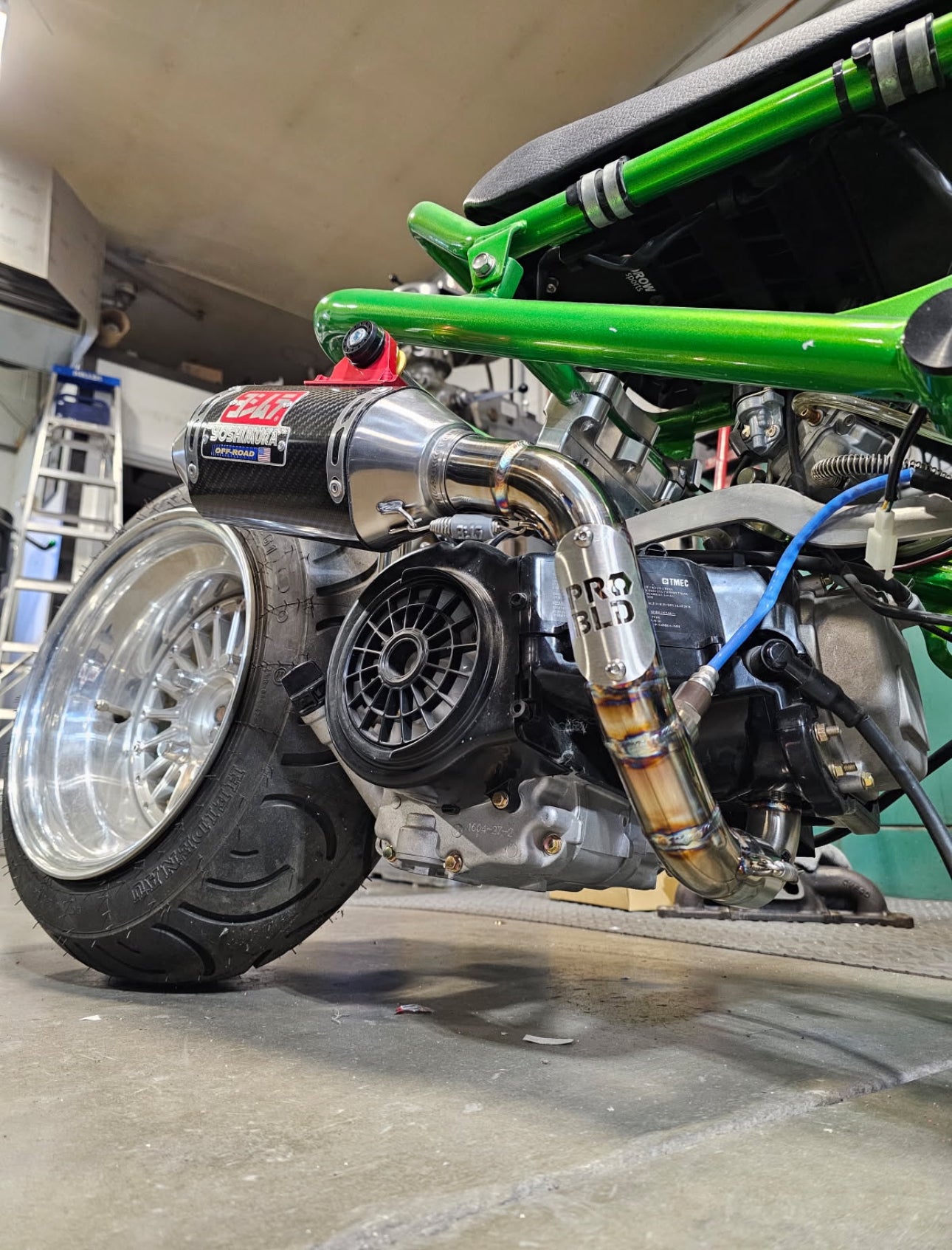 GY6 Yoshimura Carbon Fiber Fatty Exhaust System