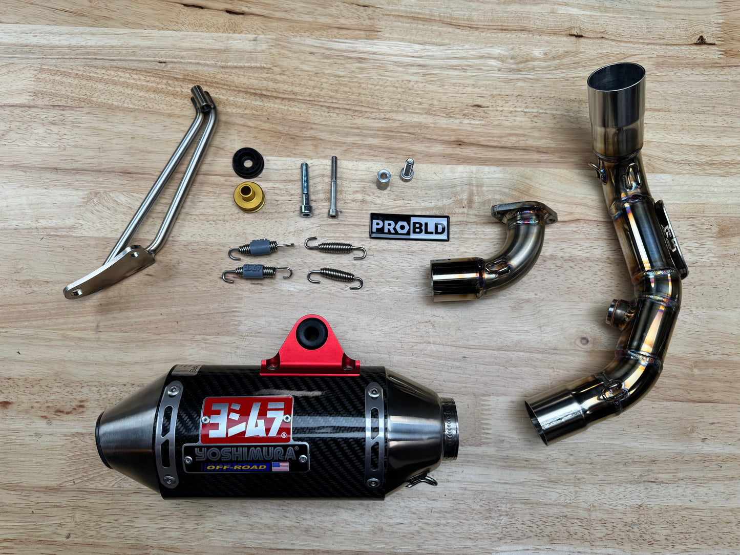 GY6 Yoshimura Carbon Fiber Fatty Exhaust System