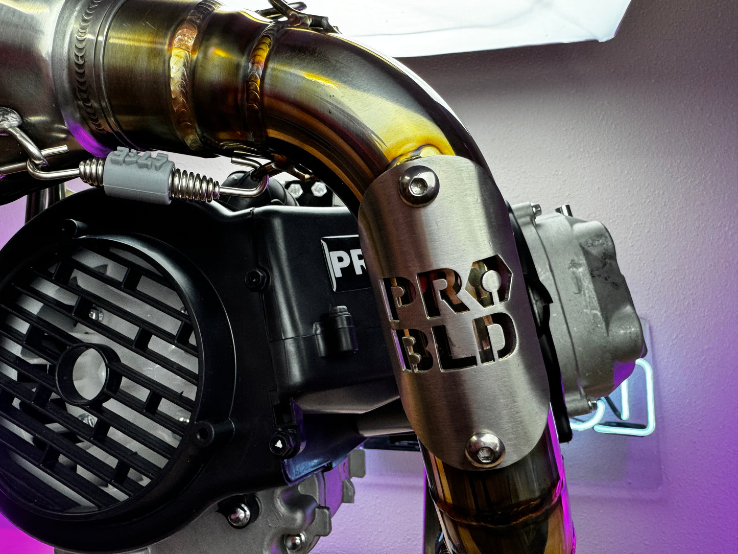 GY6 Yoshimura Carbon Fiber Fatty Exhaust System