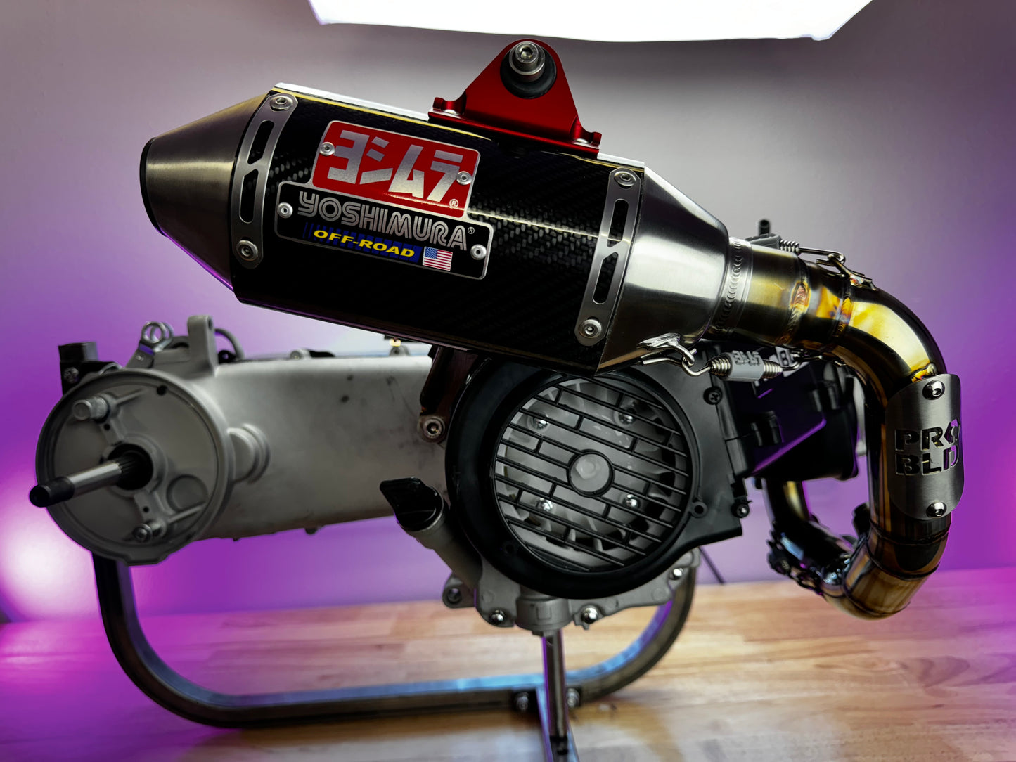 GY6 Yoshimura Carbon Fiber Fatty Exhaust System