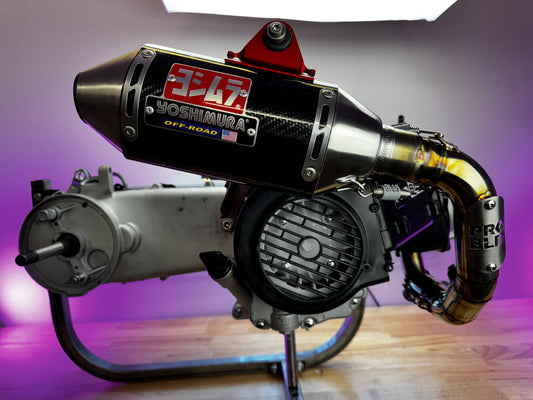 GY6 Yoshimura Carbon Fiber Fatty Exhaust System