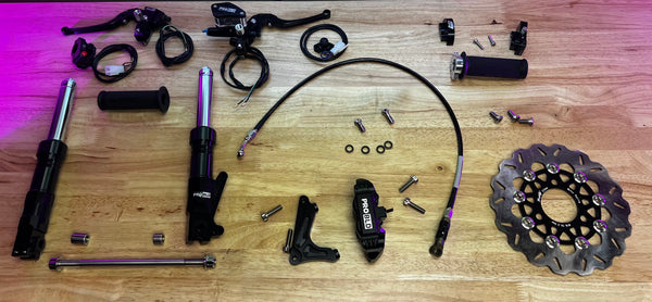 Ruckus Disc Brake Front End conversion Kit [ProBld] - ALL IN ONE