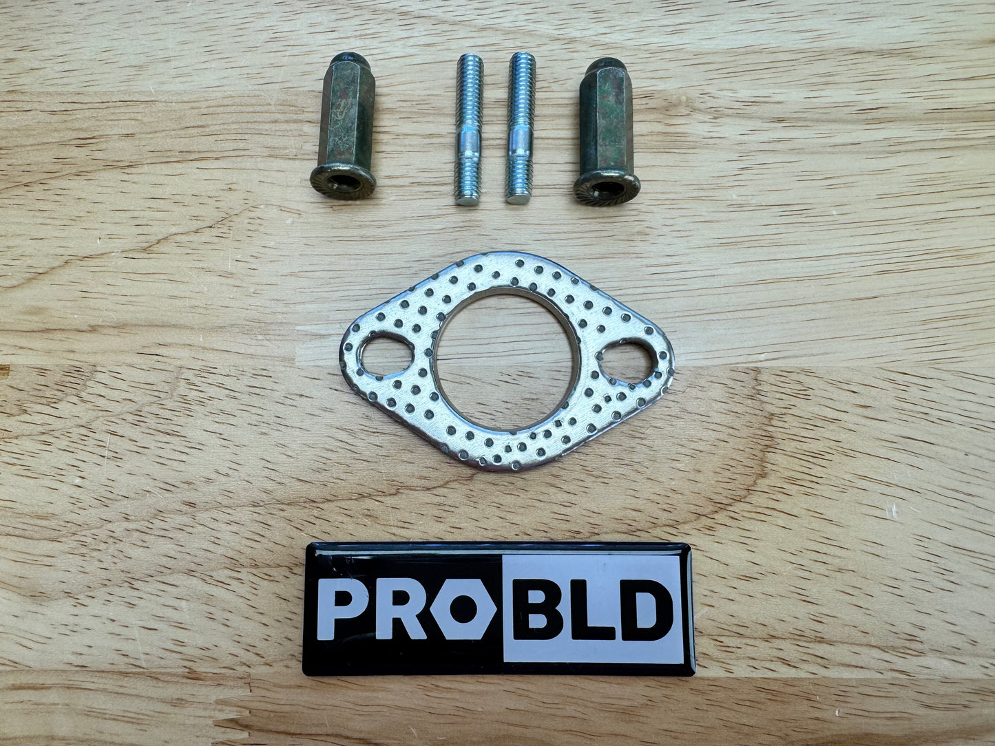 GY6 Exhaust Gasket + Stud and Nut Kit - ProBld