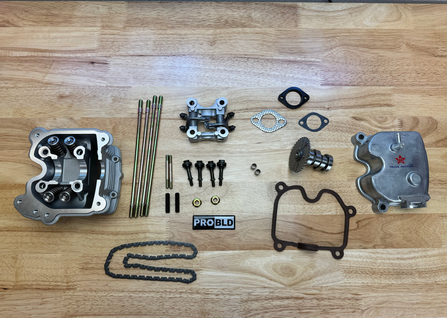 GY6 4 Valve Performance Cylinder Head