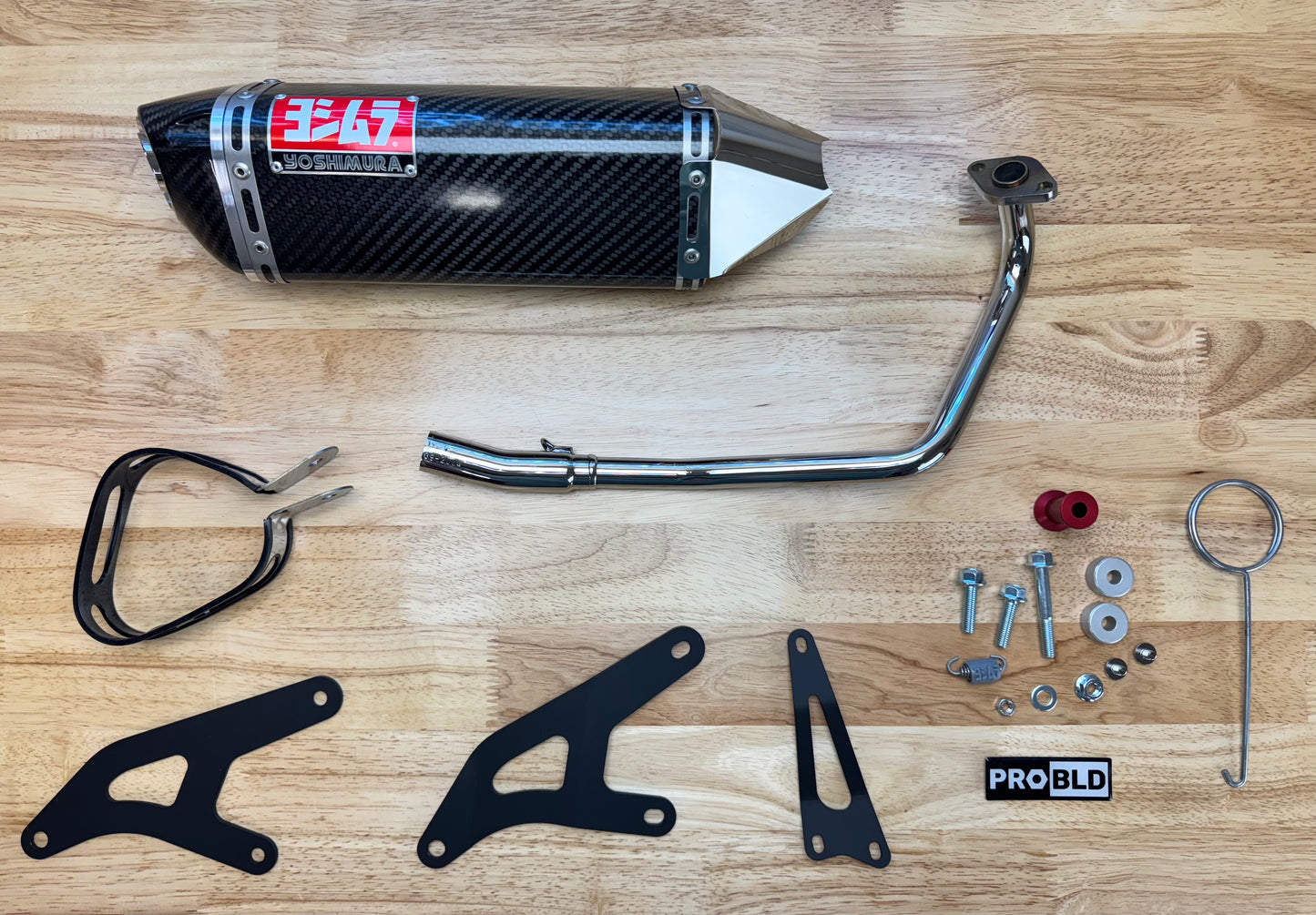 Honda Ruckus 50cc TRC Yoshimura Exhaust - Carbon Fiber