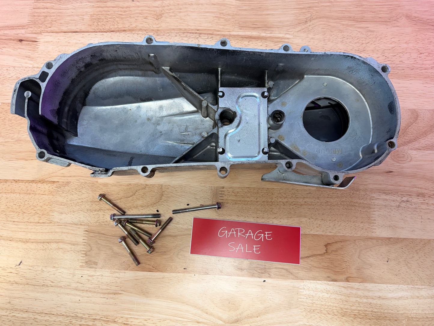 Silver GY6 kickstart cover