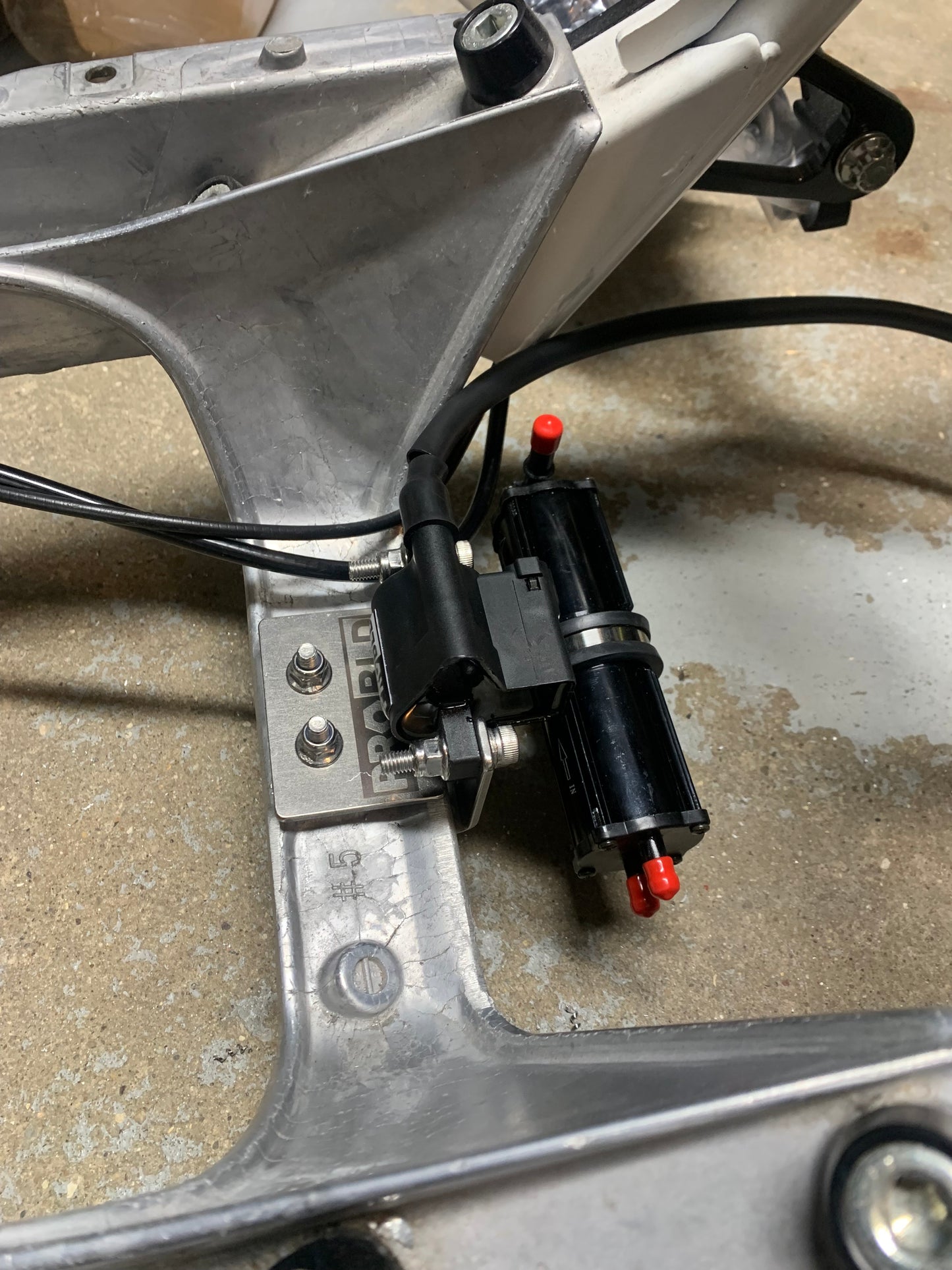 ProBld EFI Fuel Pump / Coil Titanium Mount