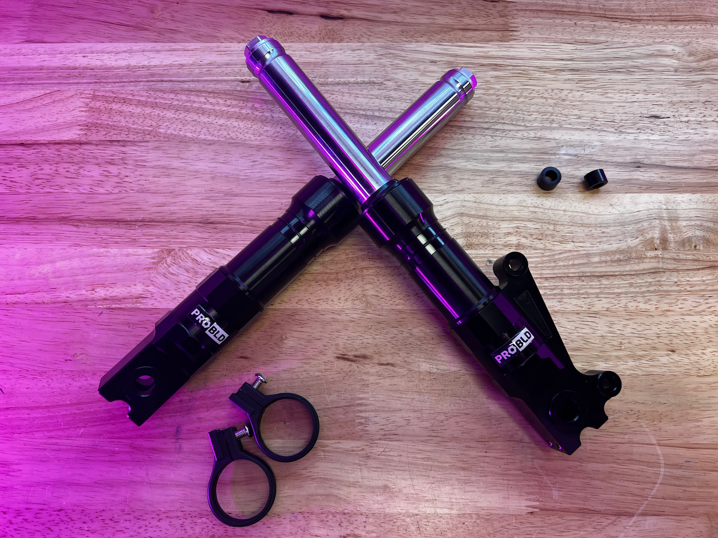 ProBld Lowered Disk Brake Stance Forks - Metro/Ruckus