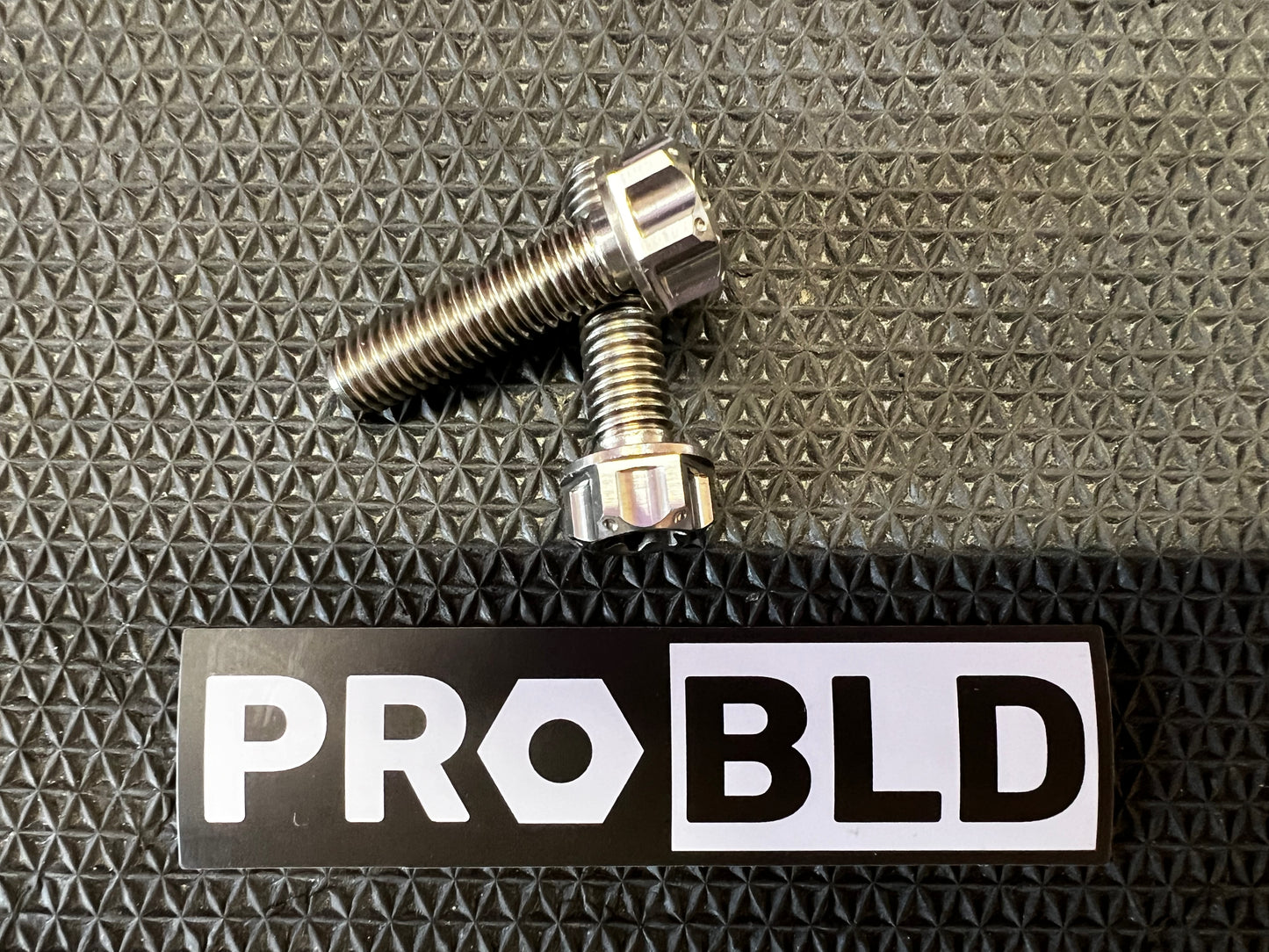 Titanium Designer Caliper and Hanger Mounting Bolts (Sold as a Pair)