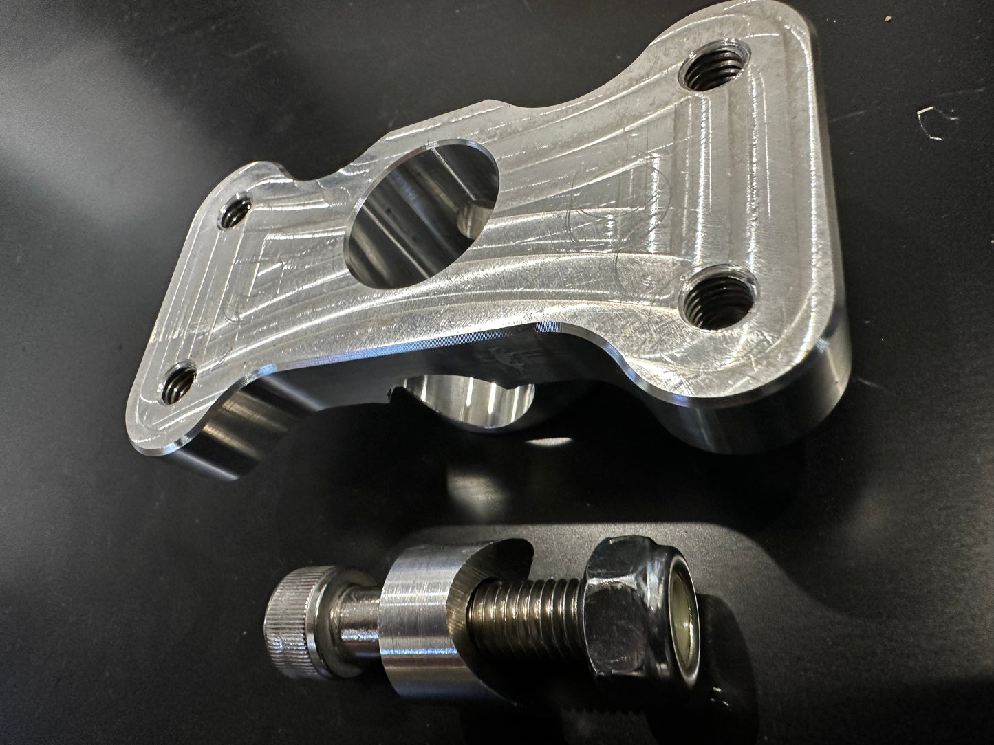 Billet Aluminum Handlebar Plate for Honda Ruckus and Grom