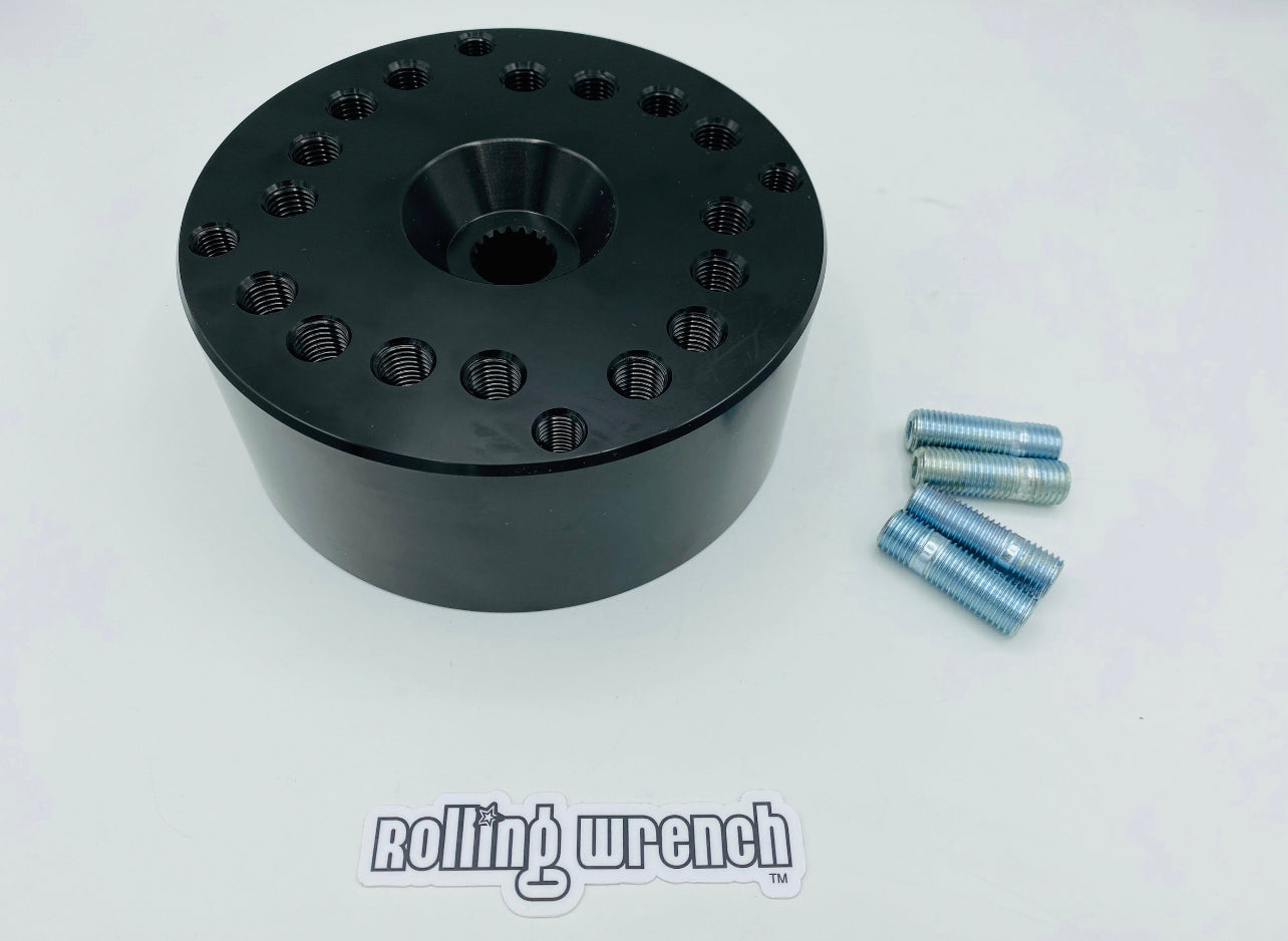 GY6 Ruckus Rear Drum Hub (choose silver or black)