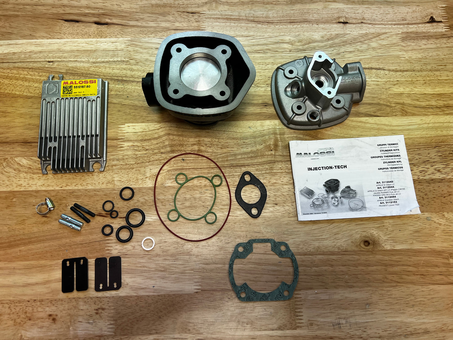 Aprilia Diech 50cc to 70cc Big Bore Kit + ECU (Morini Engine ONLY)