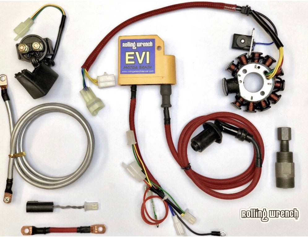 Honda Ruckus GY6 Conversion Kit for Skinny Rear Wheel