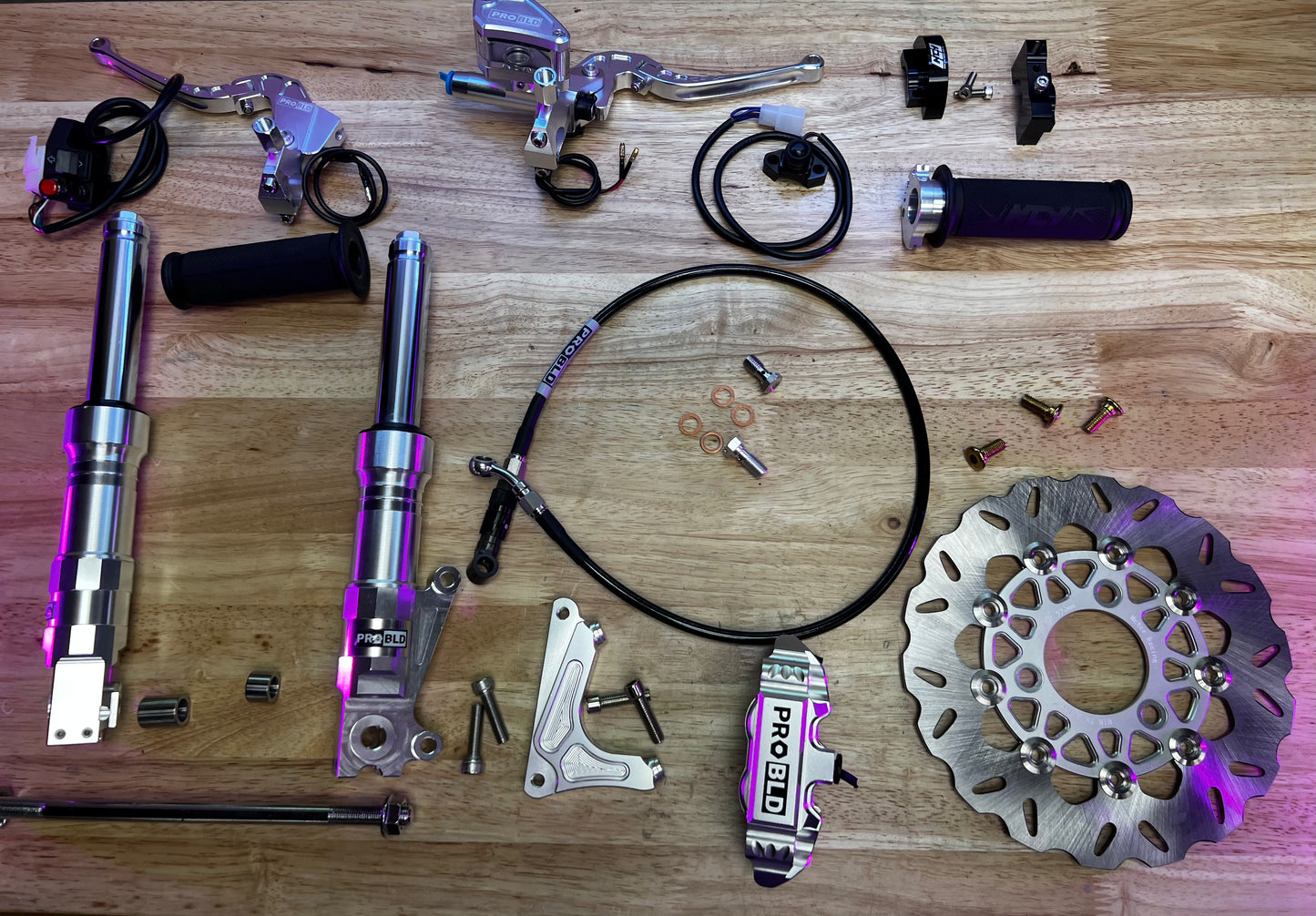 Ruckus Disc Brake Front End Conversion Kit (ProBld) - All in One