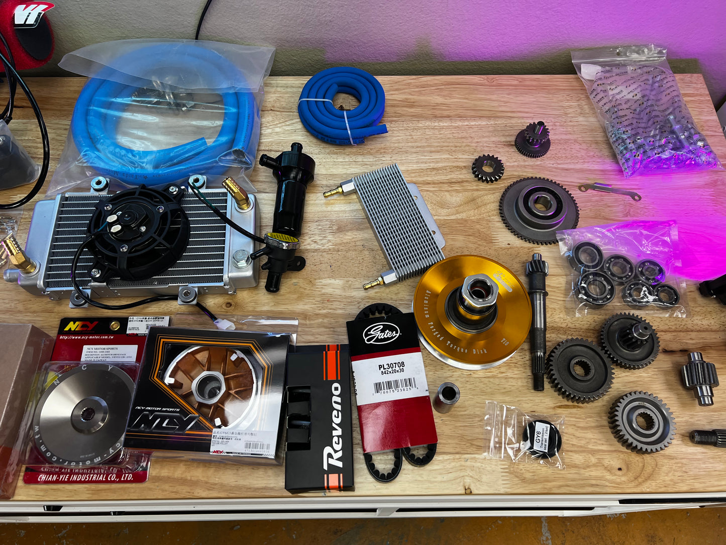 GY6 232cc 2V Water Cooled Complete Engine Kit - PROBLD