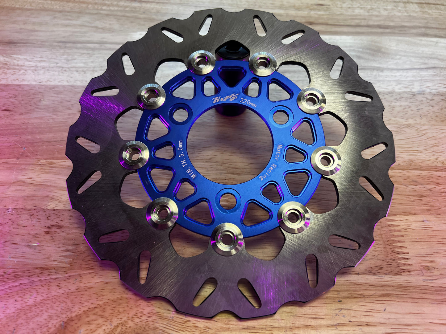 Ripple Cut Floating Brake Rotor 220mm