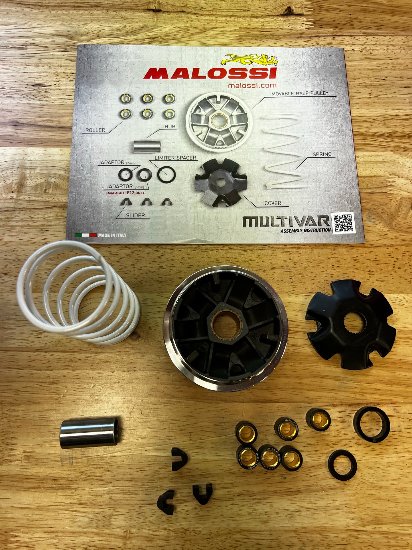 Aprilia Ditech 50cc to 70cc Variator Kit - Malossi