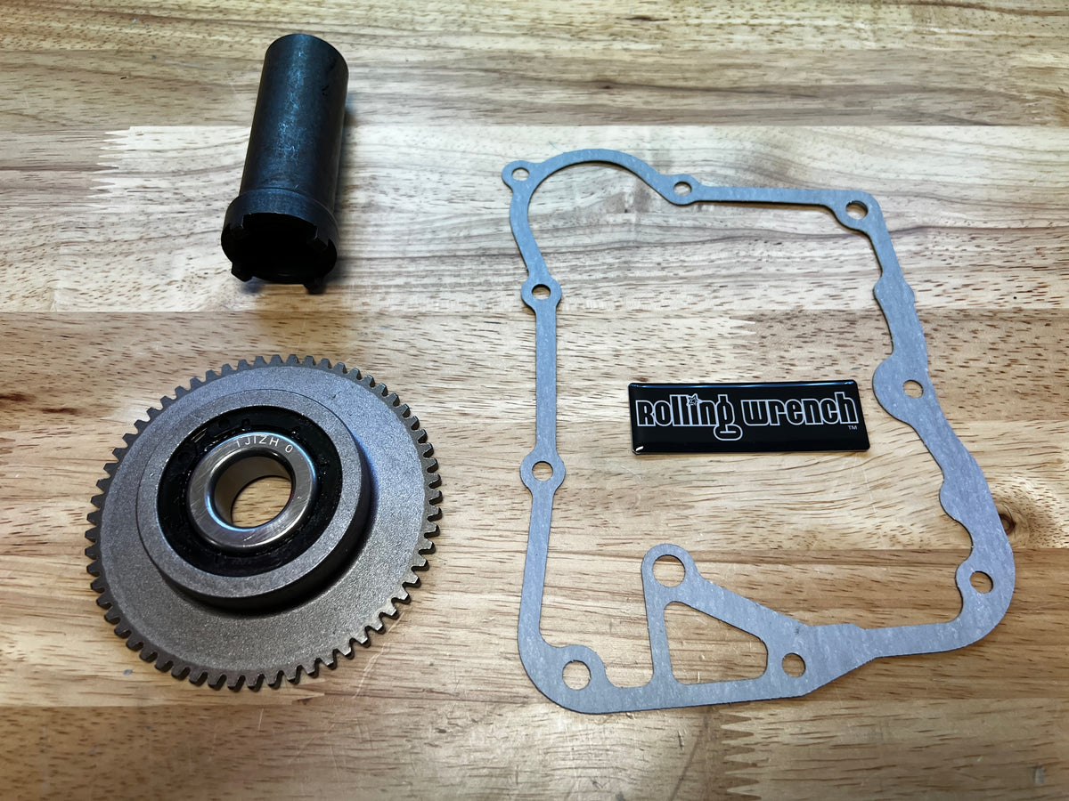 GY6 Starter Clutch W/ Gasket and Starter Clutch Tool (head duty upgrad Rolling Wrench
