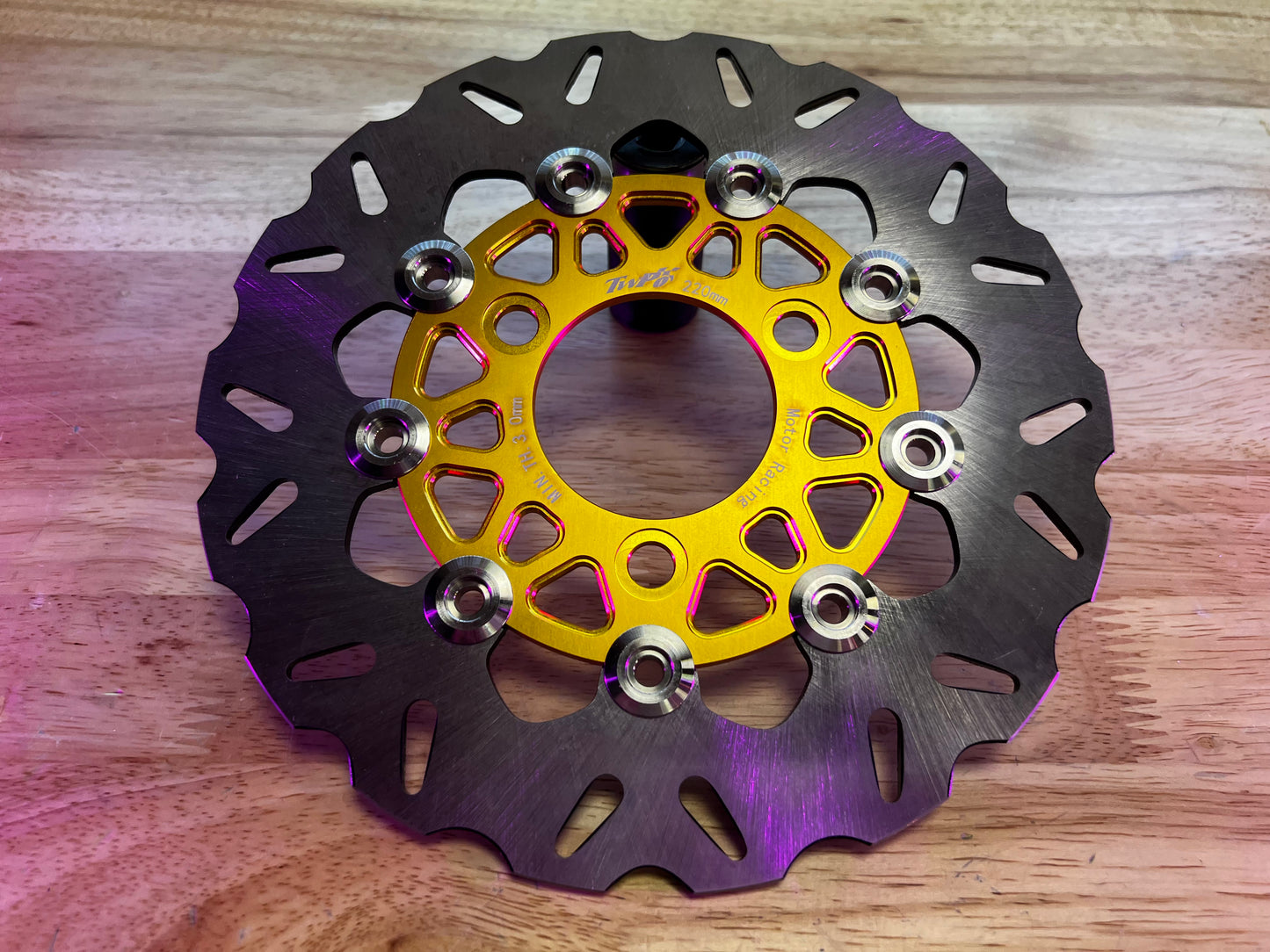 Ripple Cut Floating Brake Rotor 220mm