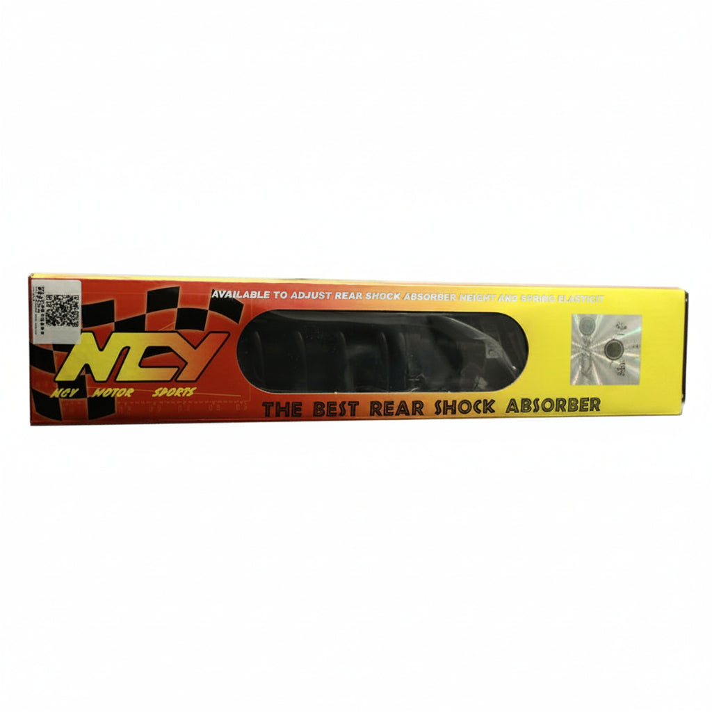 NCY Grom adjustable shock in retail packaging