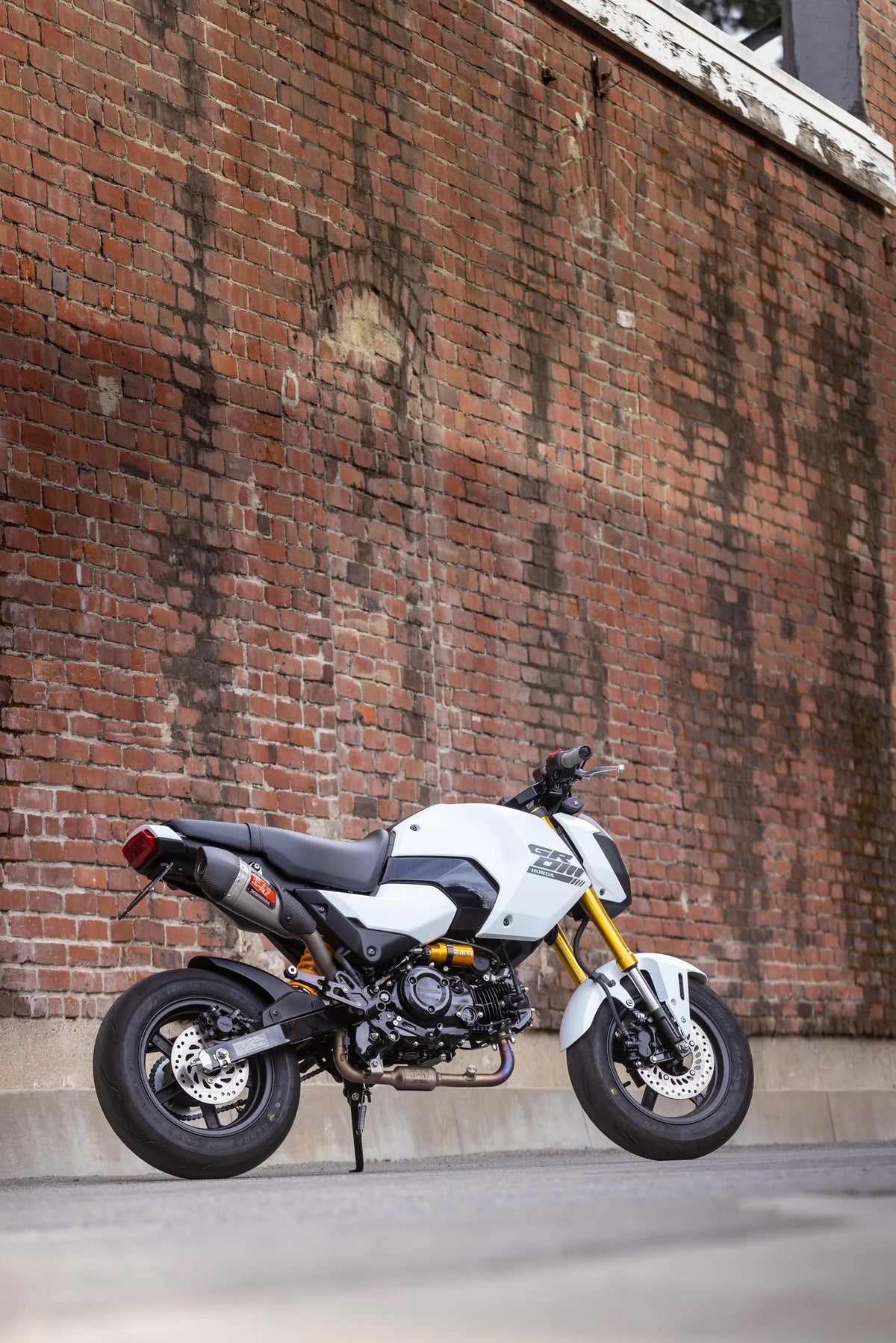 Yoshimura RS-9T Speed Series high mount exhaust on a Honda Grom - view 4