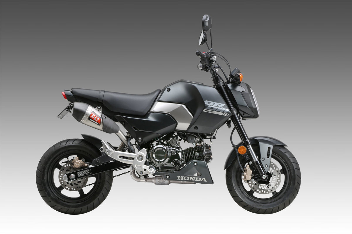 Yoshimura RS-9T Speed Series high mount exhaust on a Honda Grom - view 2