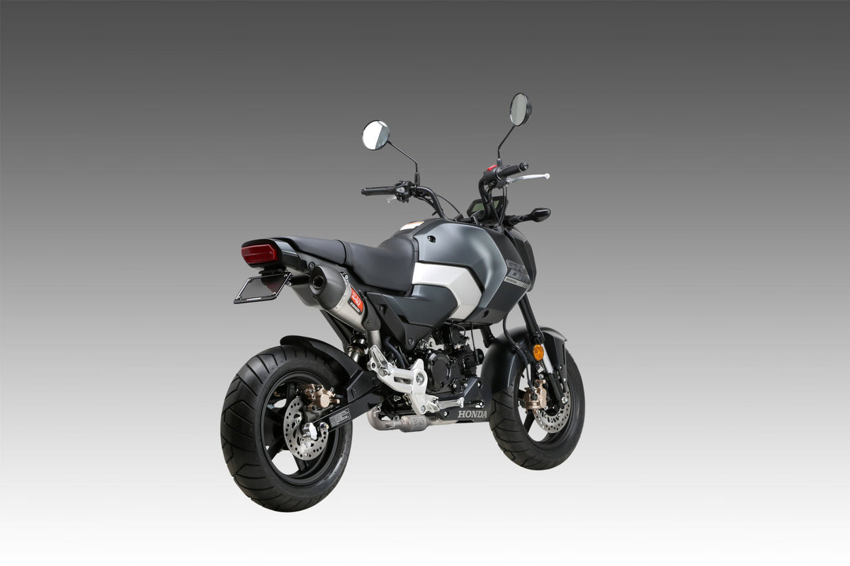 Yoshimura RS-9T Speed Series high mount exhaust on a Honda Grom - view 3