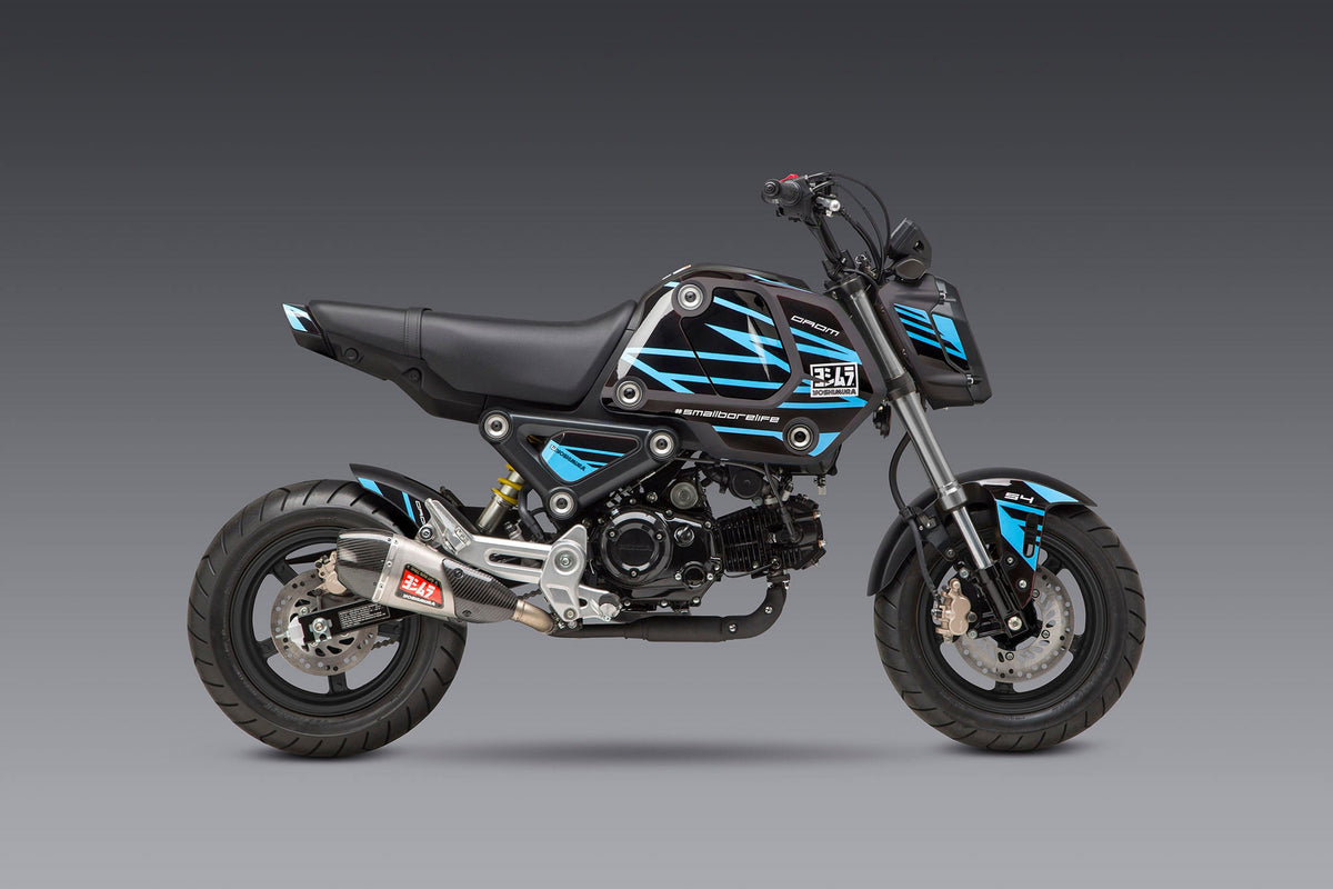 Yoshimura EDGE blue graphics kit for the Honda Grom - view 2