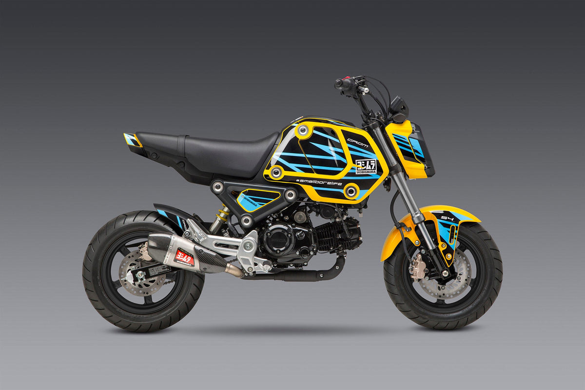 Yoshimura EDGE blue graphics kit for the Honda Grom - view 3