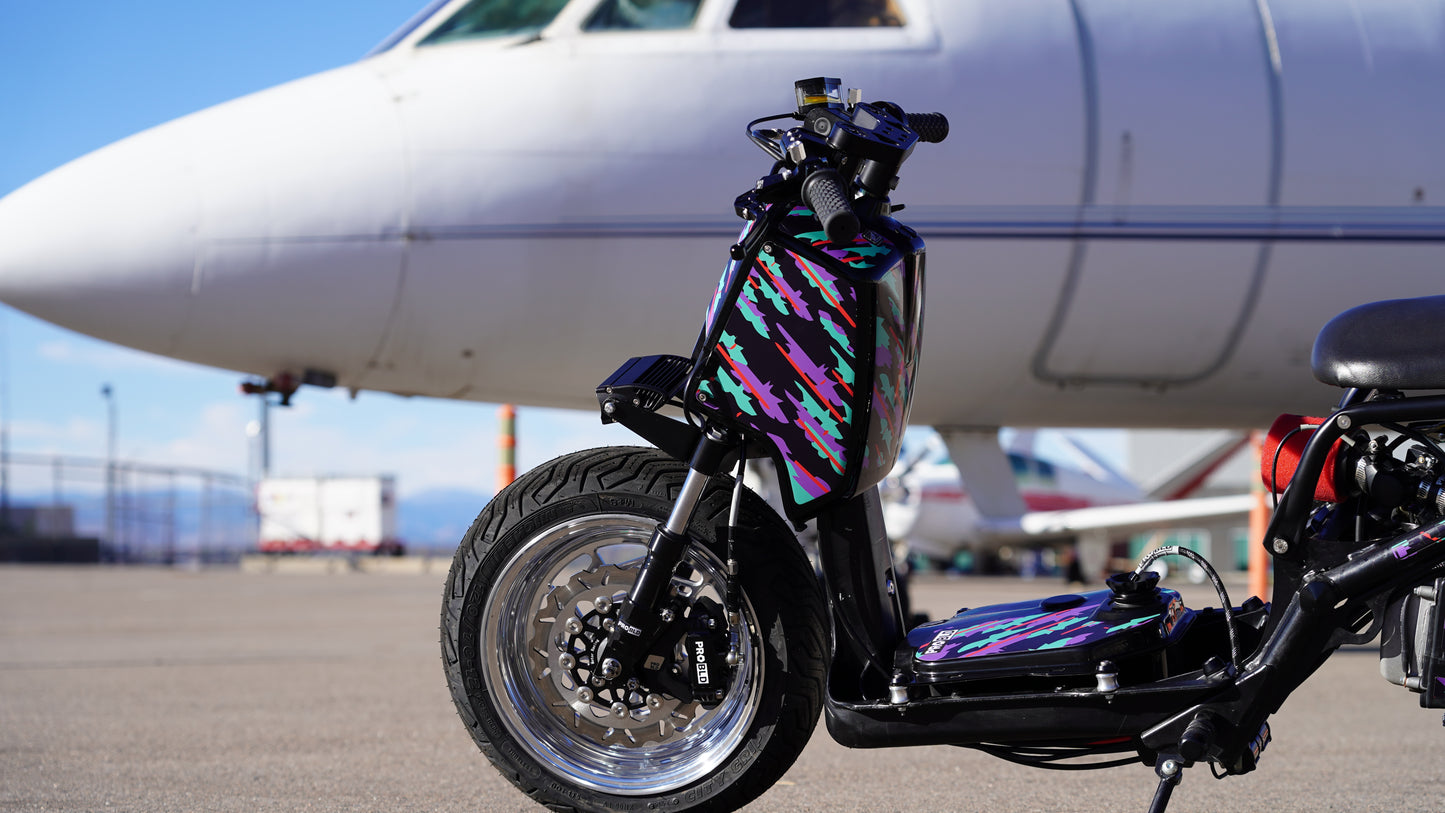 Honda Ruckus Custom Decal Graphics Kit (2003-Present) - HKS Style