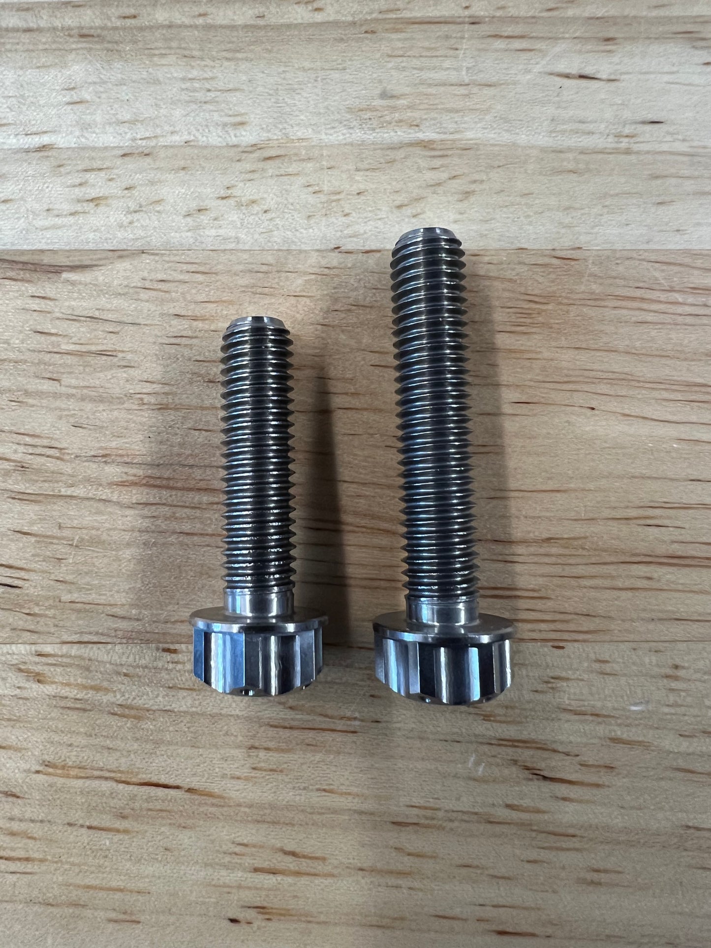 Titanium Designer Caliper and Hanger Mounting Bolts