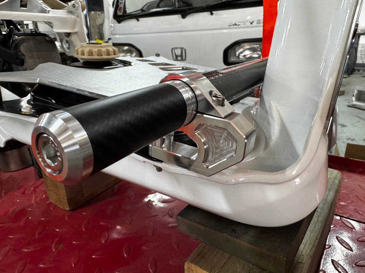 Honda Ruckus Carbon Fiber Forward Foot Rest - FLP