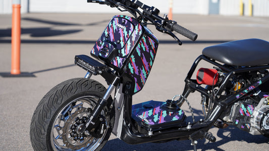 Honda Ruckus Custom Decal Graphics Kit (2003-Present) - HKS Style