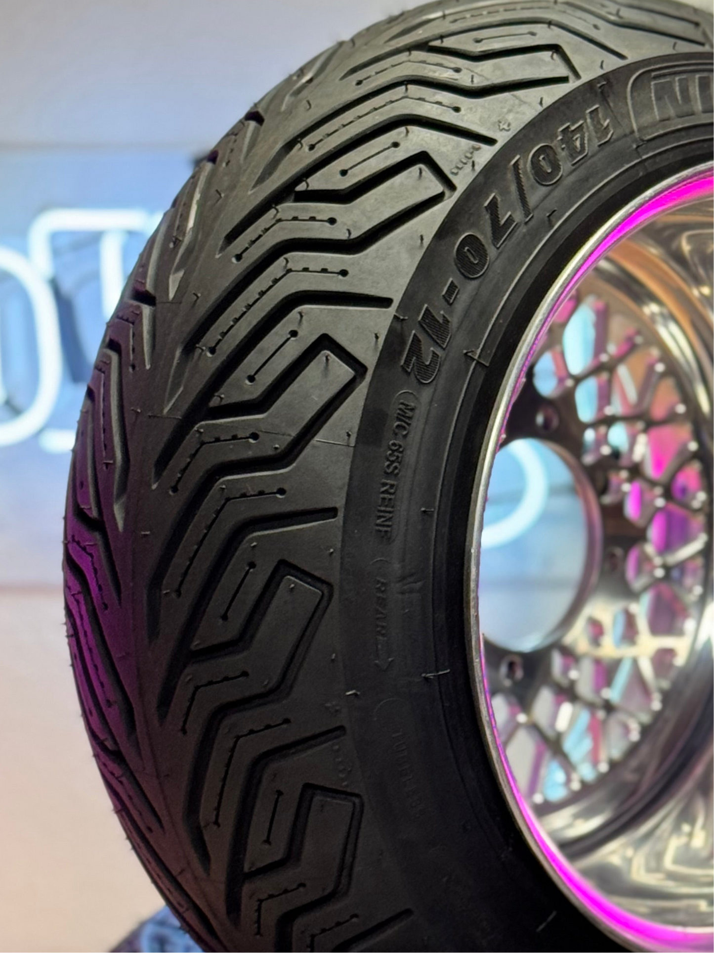 140/70-12 Michelin City Grip 2 - Wide Wheel Ruckus Tire
