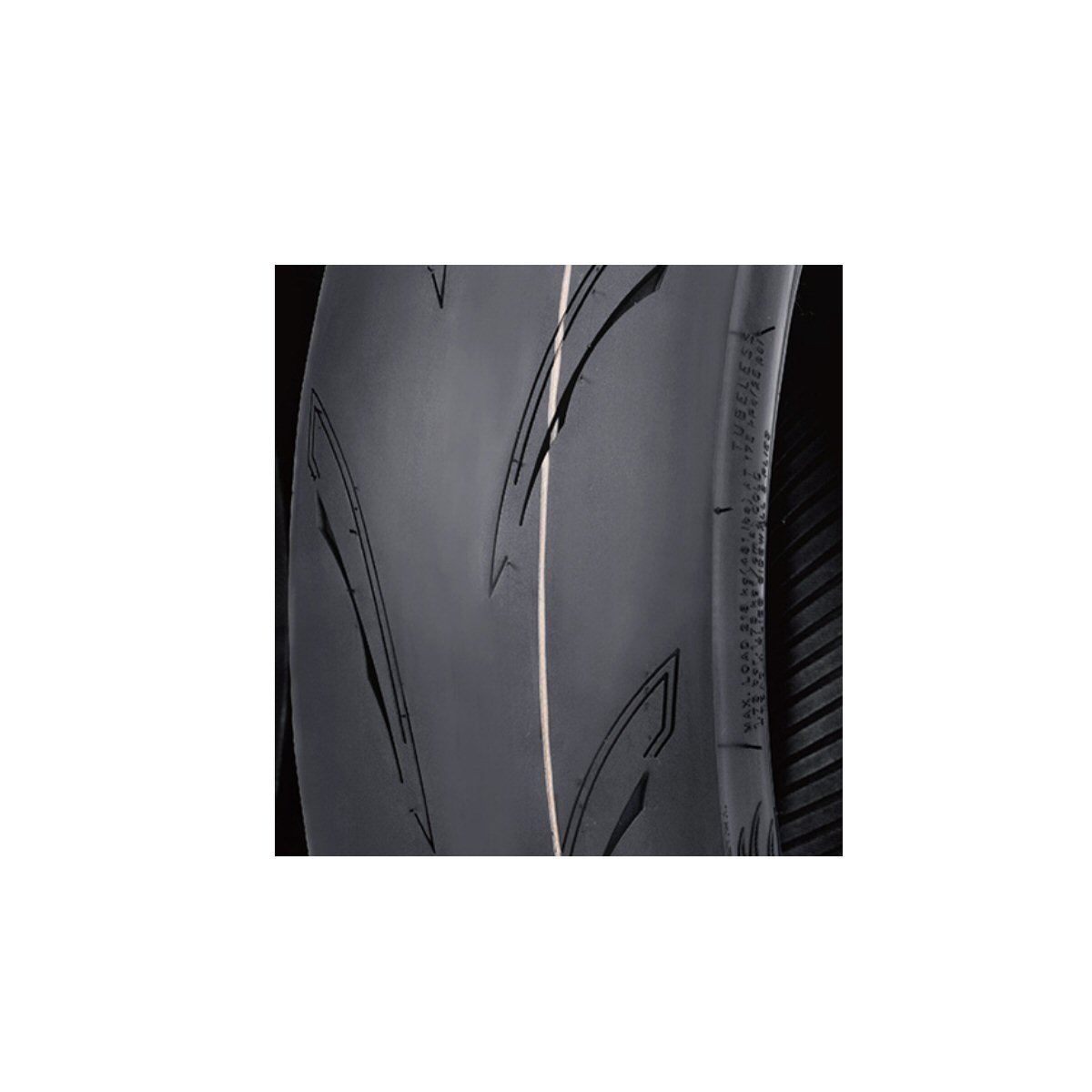 Kenda Kwick KD2 120/80-12 rear racing tire - view 2