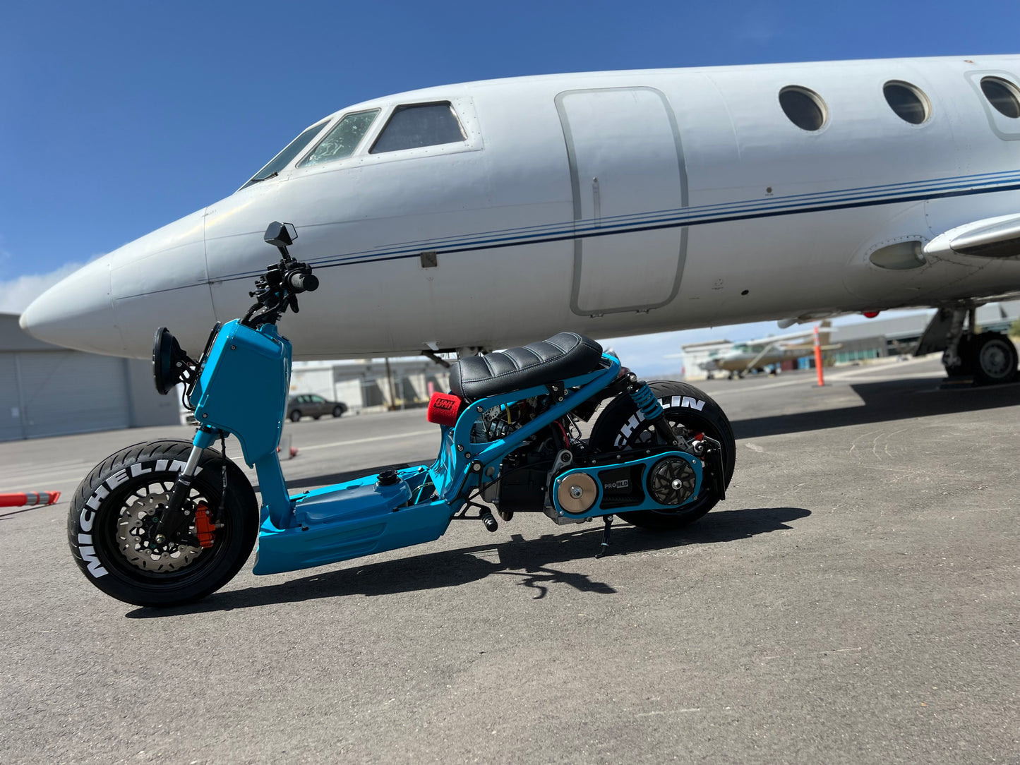 GY6 Engine Mount 8" Rear Wheel - stretch mount