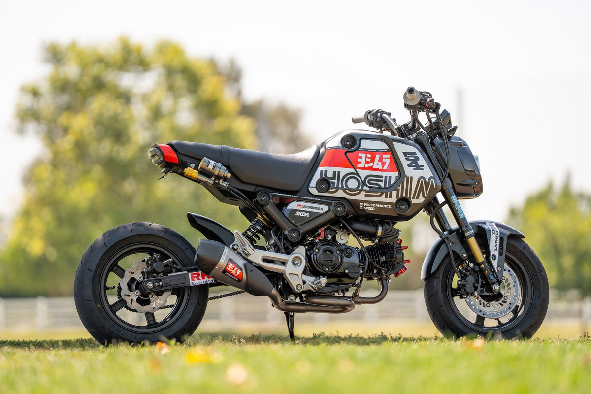 Yoshimura RS-9T Race Series full exhaust on a 2022+ Honda Grom