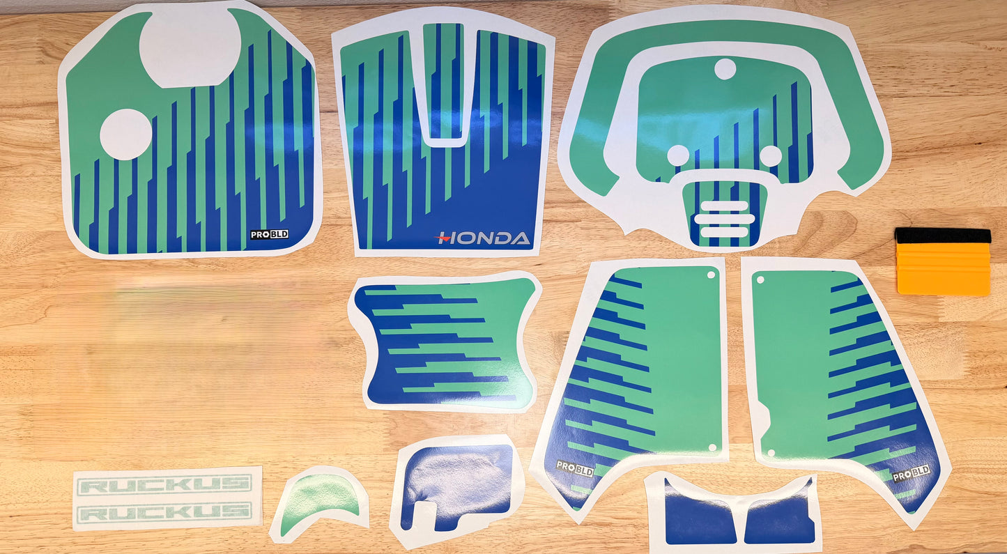 Honda Ruckus Custom Decal Graphics Kit (2003-Present) - Falken Style