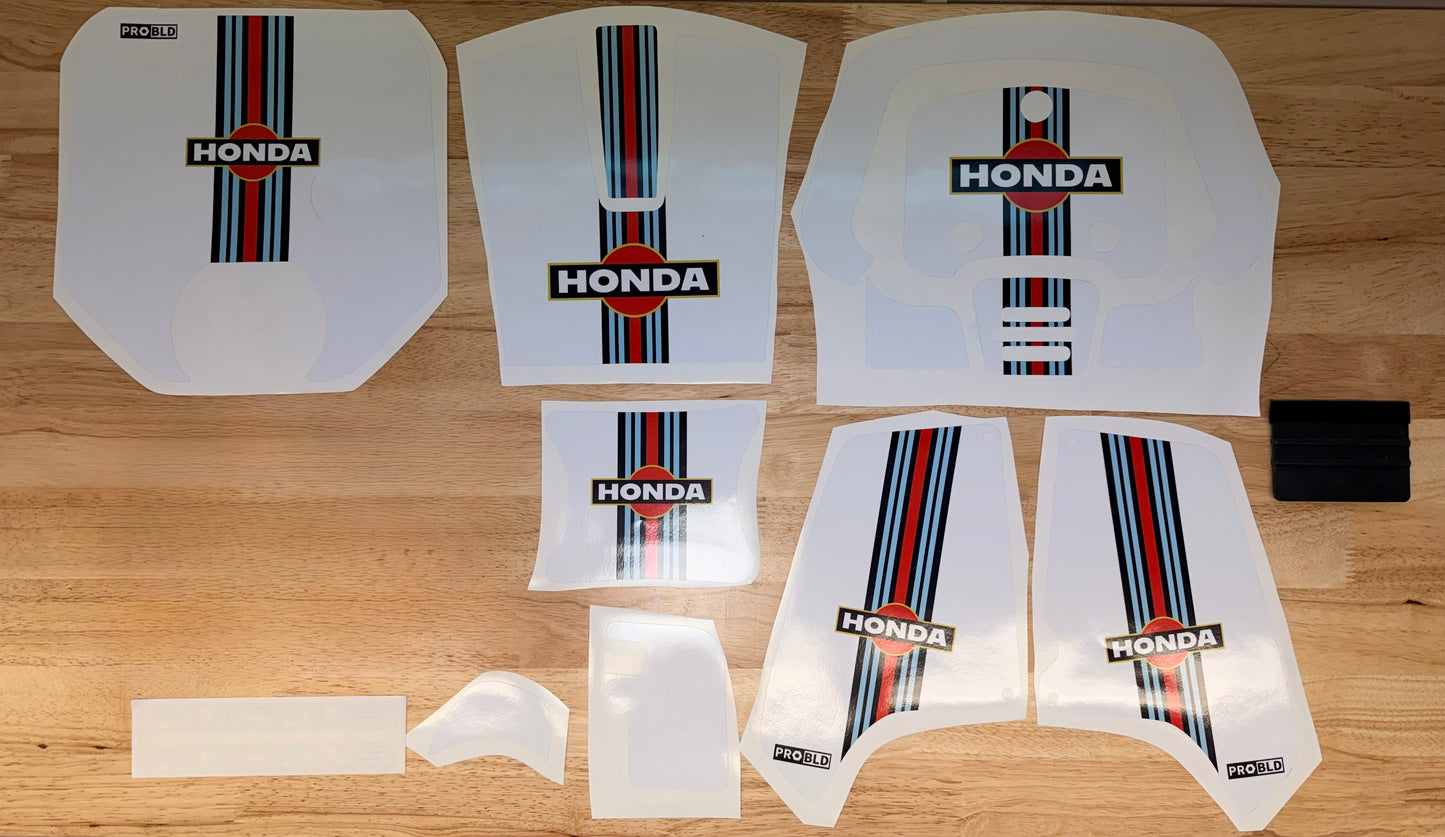 Honda Ruckus Custom Decal Graphics Kit (2003-Present) - Martini Style