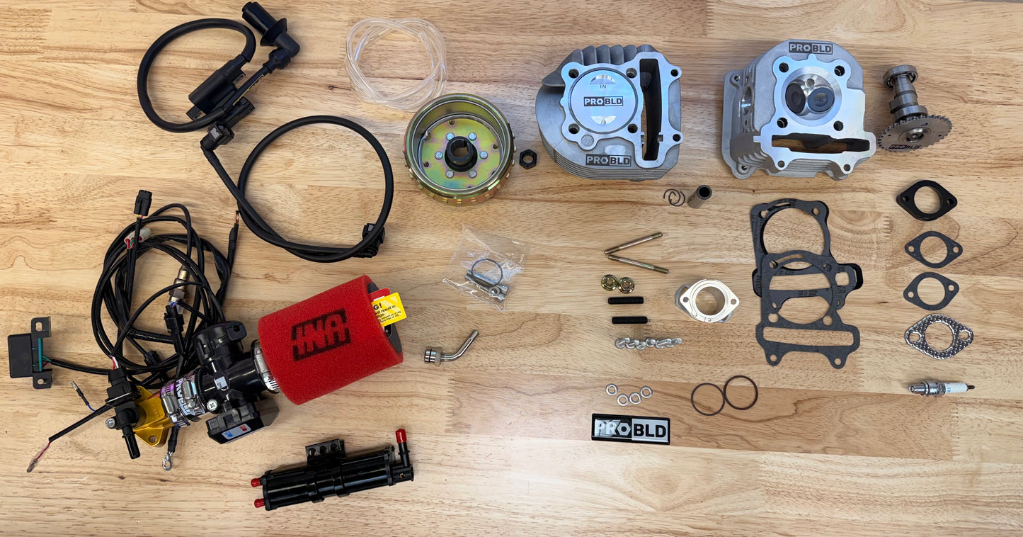 GY6 Stage 2 Engine Package - 172cc - Fuel Injection