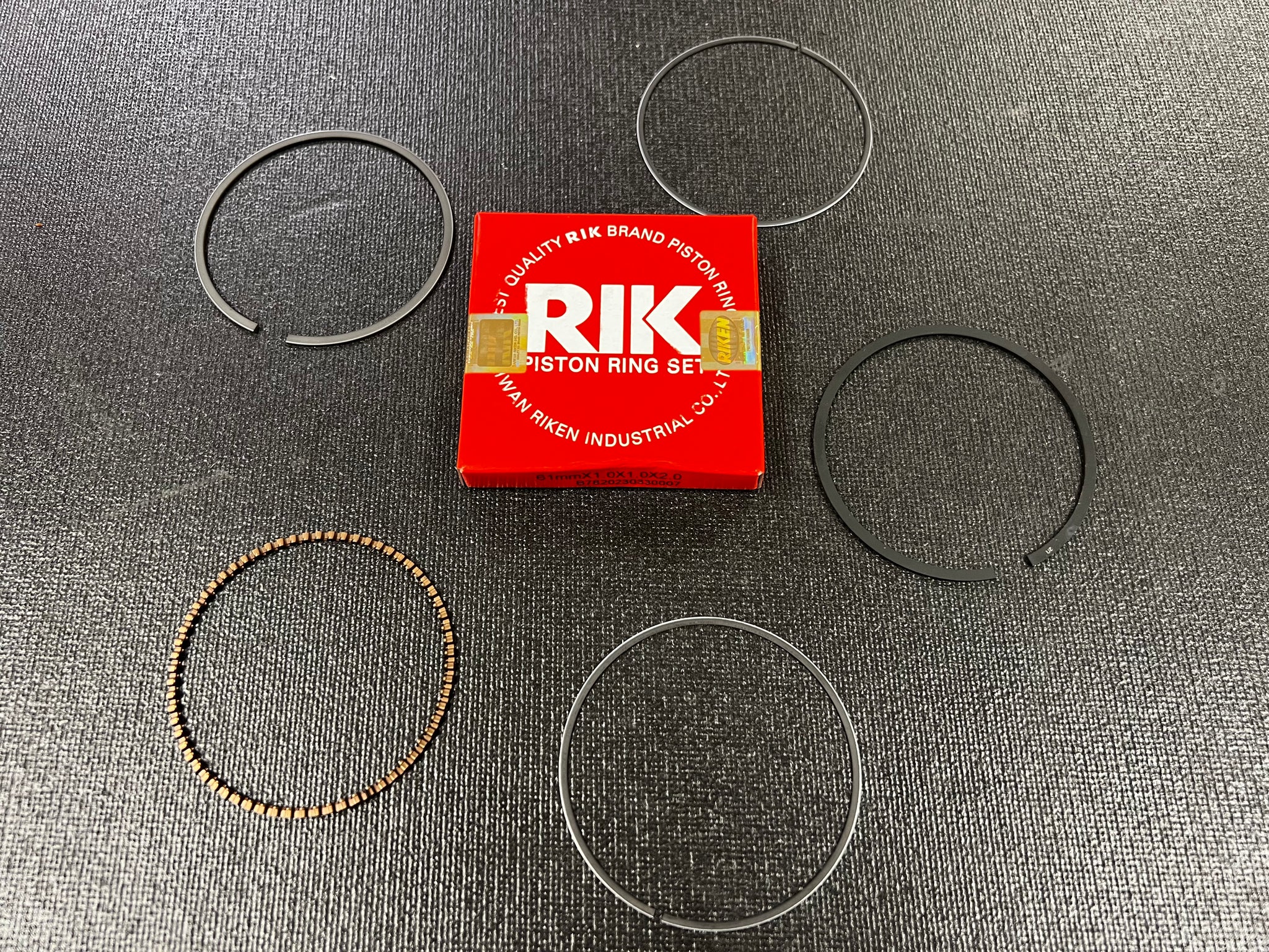 GY6 171cc / 172cc Replacement piston ring set.