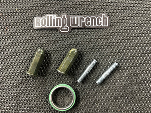GY6 Exhaust Gasket + Stud and Nut Kit - RollingWrench