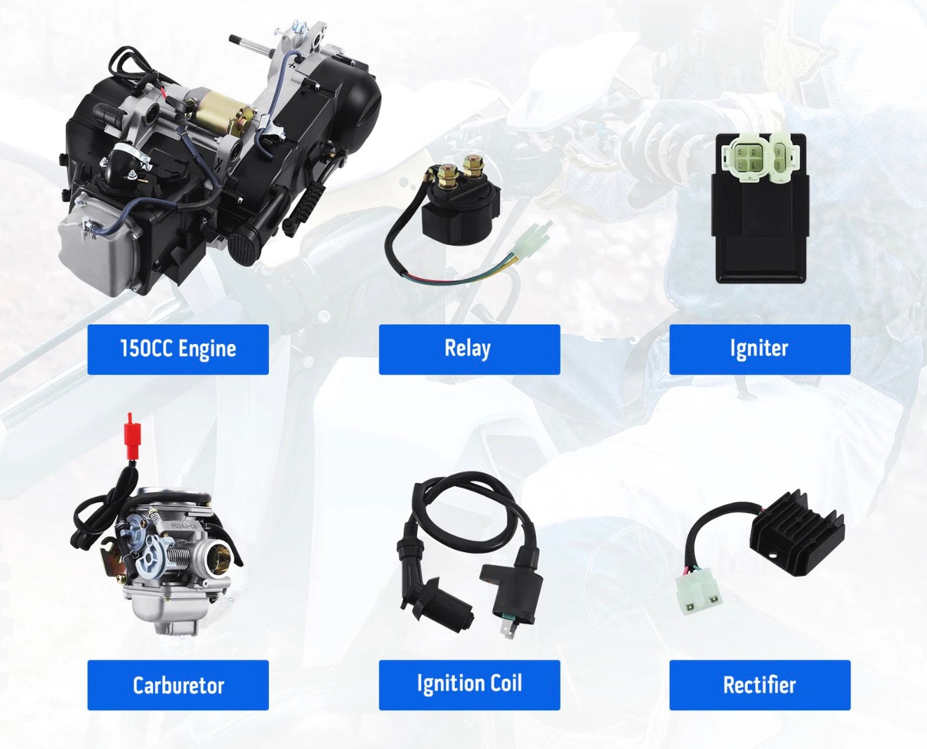 GY6 150cc Short Case Engine