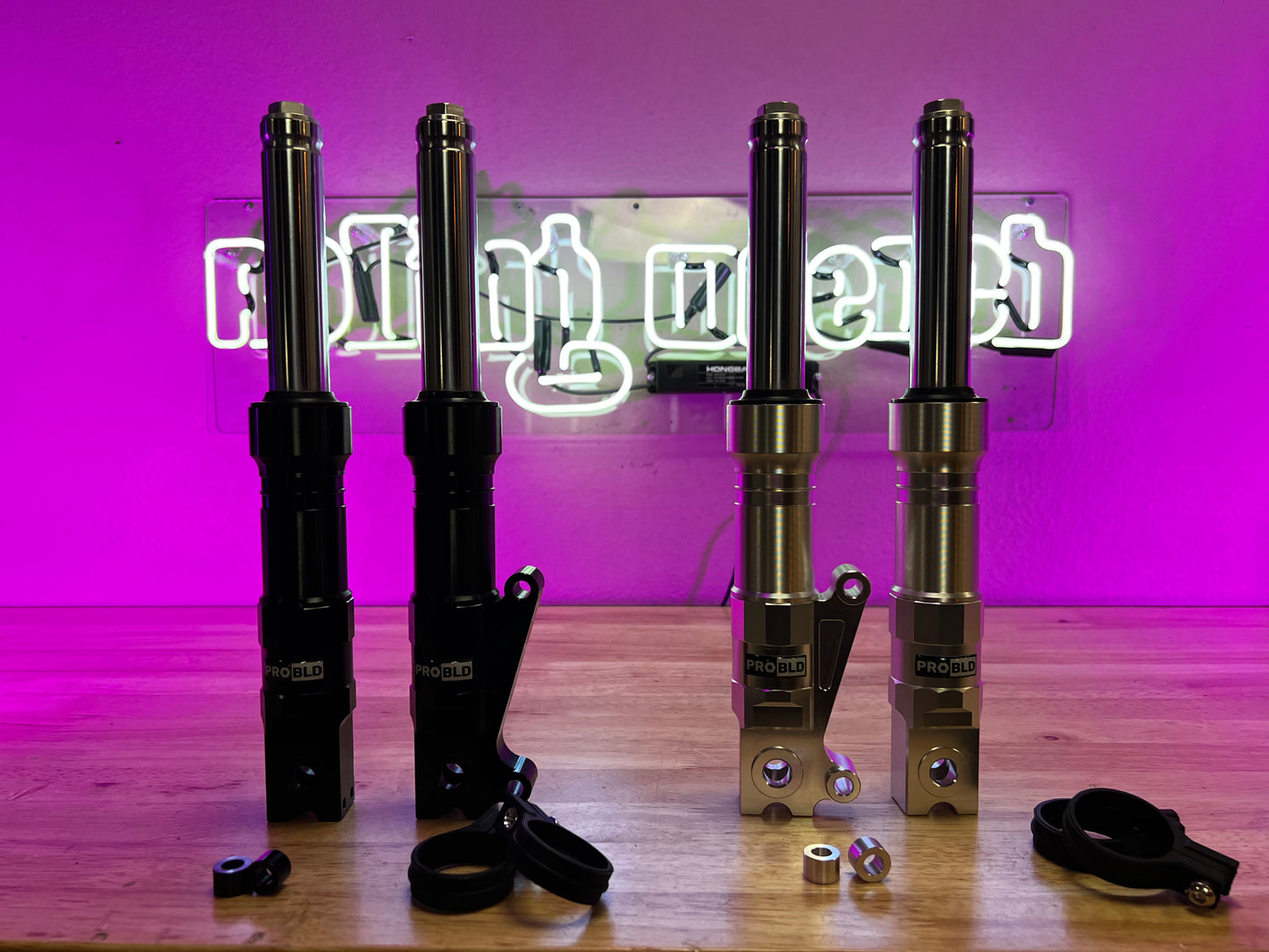 ProBld Lowered Disk Brake Stance Forks - Metro/Ruckus