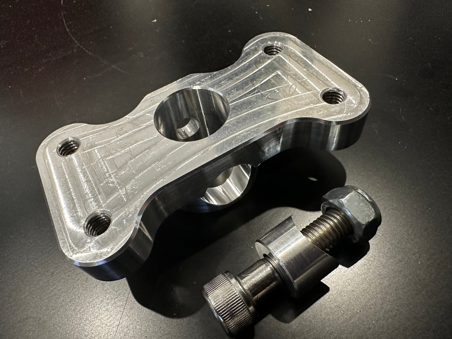 Billet Aluminum Handlebar Plate for Honda Ruckus and Grom